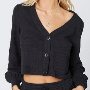 NWT L Space Romy Sweater Black Size M